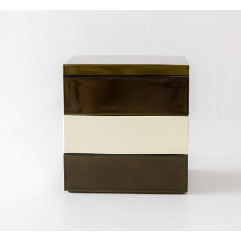 漆器 ORIBE×IVORY 重箱 5寸 3段重 おせち料理 お花見 ピクニック