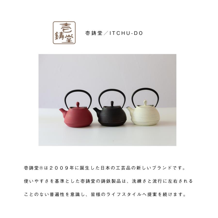 南部鉄器 ITCHU-DO 急須 ティーポット 胡桃 0.5L 壱鋳堂 鉄器 カラー