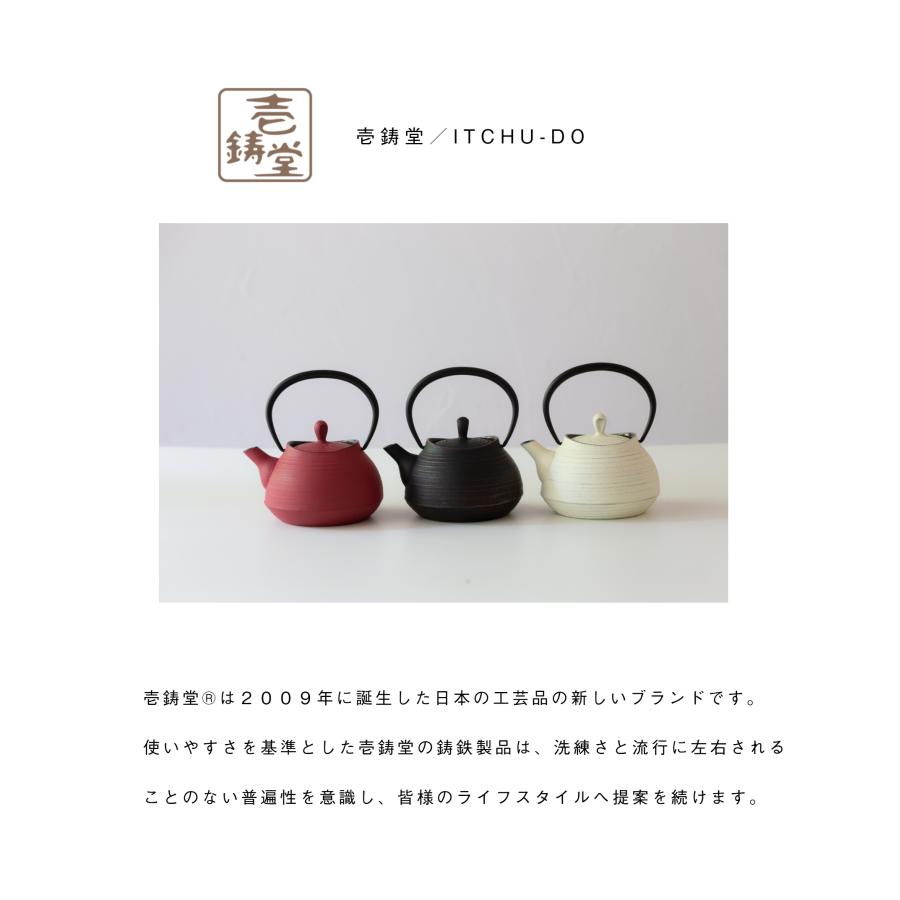 南部鉄器 ITCHU-DO 鉄瓶 刷毛目 0.6L 壱鋳堂 HAKEME 鉄 湯沸かし 日本