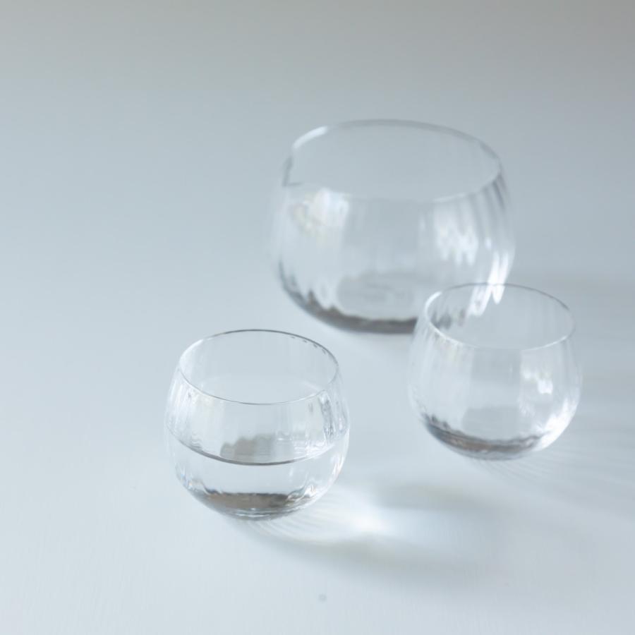 木本硝子 江戸硝子 Mai 酒器揃え 片口 ＆ ペアグラス セット 木箱入