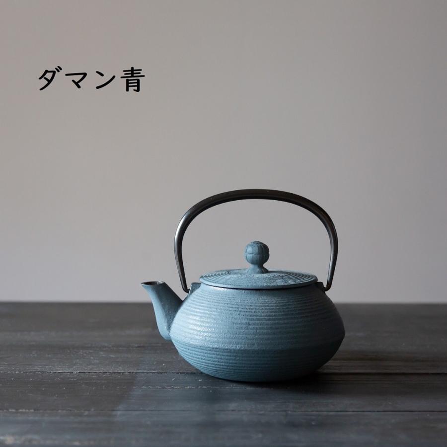 南部鉄器 カラーポット 岩鋳製 急須 5型 線引 iwachu 南部鉄器 鉄瓶