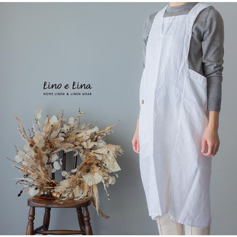リーノエリーナ Lino e Lina リネン フルエプロン アニタ Anita リーノエリーナ Lino e Lina リネン フルエプロン アニタ Anita