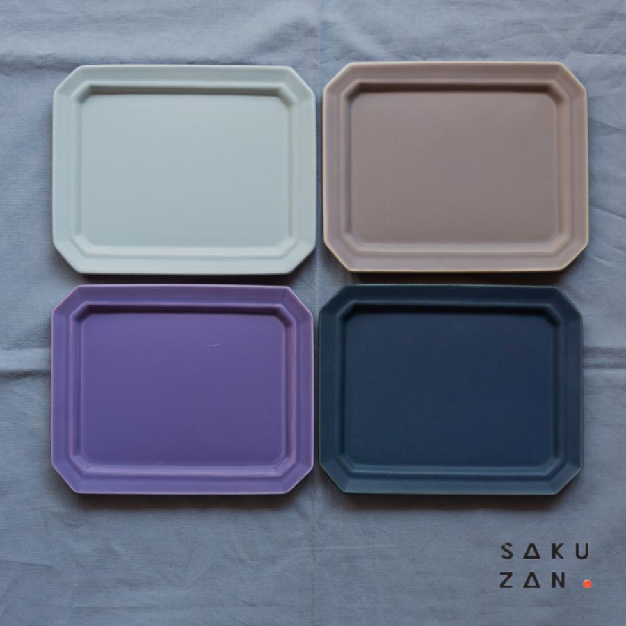 美濃焼 作山窯 SAKUZAN Sara スクエア プレート M (type A)作山窯 Sara