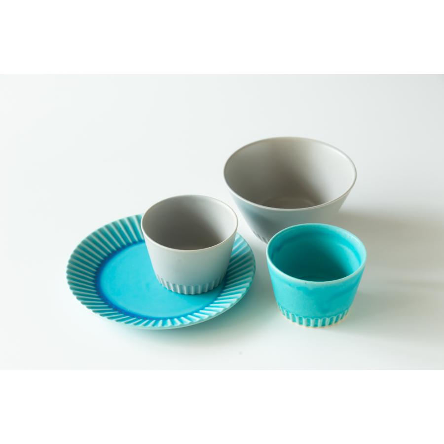 美濃焼 SAKUZAN Stripe 丸皿 10cm SS プレート 豆皿 作山窯 おつまみ