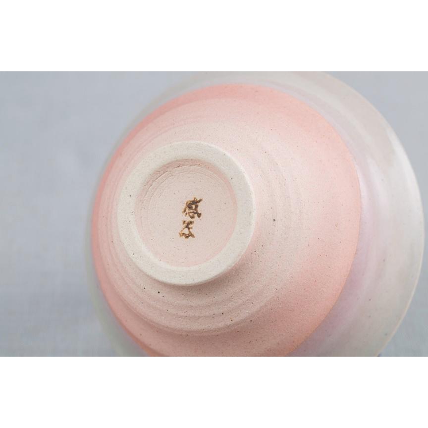 波佐見焼 夫婦茶碗 スプレイ BLUE×PINK ☆ペアセット 和食器 お茶碗