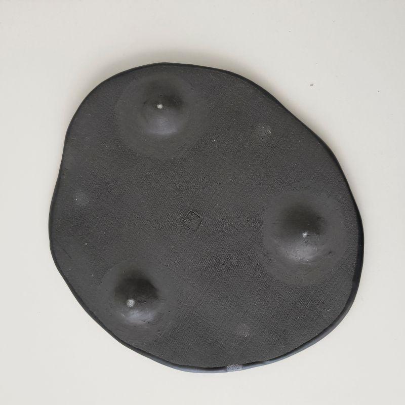 丹波焼 プレート】末晴窯 西端春奈 作 ろう抜きプレート 器 ワン