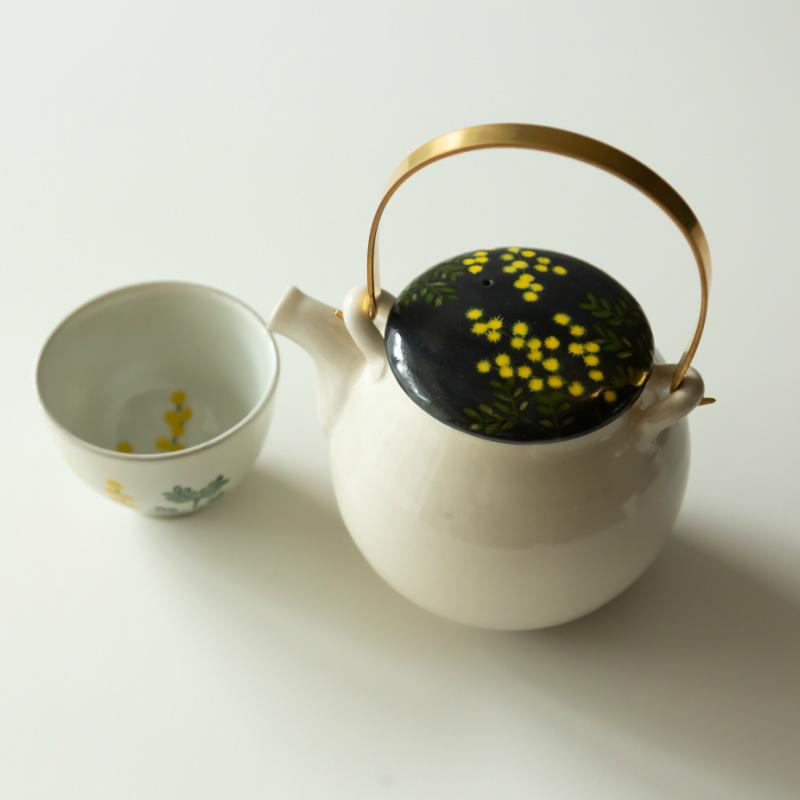 丹波焼 末晴窯 西端春奈 ティーポット 急須 陶器 立杭焼 ポット ギフト