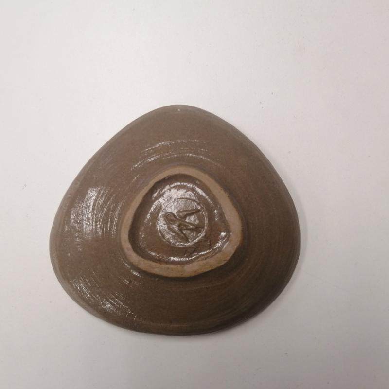 丹波焼 末晴窯 西端春奈 チューリップ おむすび皿 プレート 皿 陶器 立