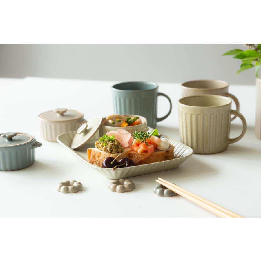 波佐見焼 和山窯 プリーツ マグカップ コーヒーカップ 紅茶 スープ