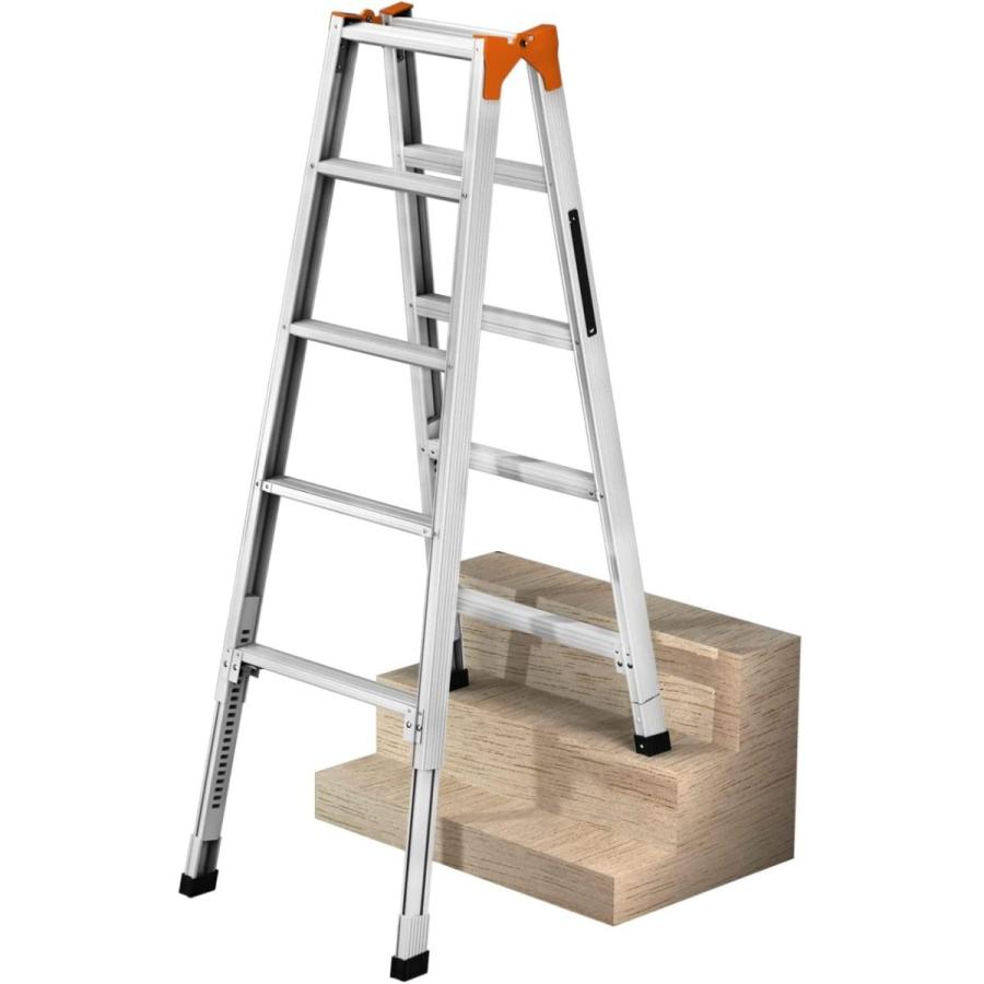 44 割引今年も話題の 5段 送料無料 伸縮はしご 折りたたみ 軽量 専用脚立 伸縮脚付 ステップスツール はしご 梯子 ハシゴ 耐荷重150kg 滑り止め付き Tz 05 脚立 はしご 足場 工具 Diy用品 住まい インテリア Www Tsrplc Com