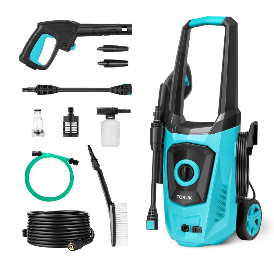 即納】高圧洗浄機 1400W 電動 コンセント式 最大吐出圧力13MPa 即納】高圧洗浄機 1400W 電動 コンセント式 最大吐出圧力13MPa