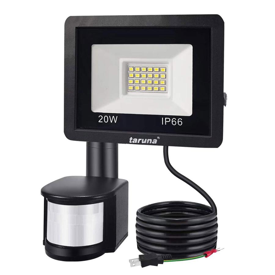 即納】10台 センサーライト コンセント式 20W LED投光器 屋外 人 即納】10台 センサーライト コンセント式 20W LED投光器 屋外 人