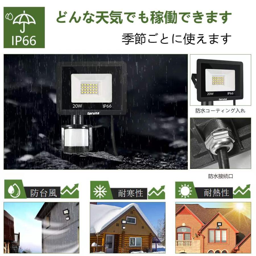 即納】10台 センサーライト コンセント式 20W LED投光器 屋外 人 即納】10台 センサーライト コンセント式 20W LED投光器 屋外 人