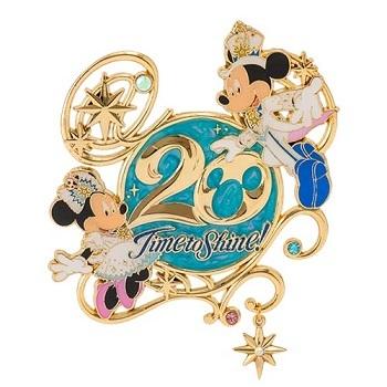 20のロゴの台座に乗ったミッキーのシンプル 2021 20周年記念 20のロゴの台座に乗ったミッキーのシンプル 2021 20周年記念