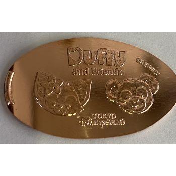 スーベニアメダル ダッフィーとリーナ・ベル柄 東京ディズニーシー