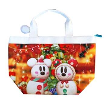 東京ディズニーリゾート ２０１６ ディズニークリスマス スノースノーのグッズ ミッキ ミニー柄トートバック Rt6174 わいわいカンパニー 通販 Yahoo ショッピング