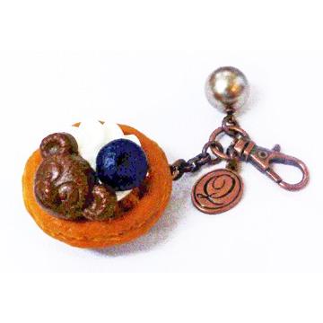 東京ディズニーシー　スペシャルコレクションスウィーツアクセサリー　ブルーベリーパイ・バッグチャーム ダッフィー_1