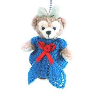 ダッフィー&シェリーメイのぬいぐるみバッジ用のハンドメイド  