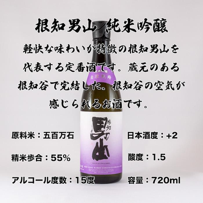 日本酒 新潟 地酒 糸魚川 根知男山 飲み比べ セット 純米吟醸 純米酒