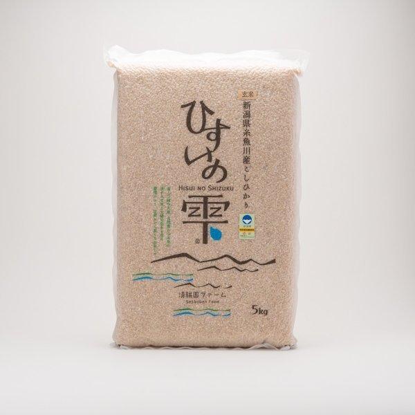 新米 コシヒカリ 玄米 10kg 真空パック 新潟県産 糸魚川産 清耕園ファーム ひすいの雫 令和4年産|waiwaimarket|07