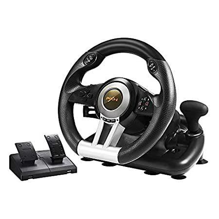 特別価格PC Racing Wheel, PXN V3II 180 Degree Universal Usb Car Sim Race Steering Wh好評販売中