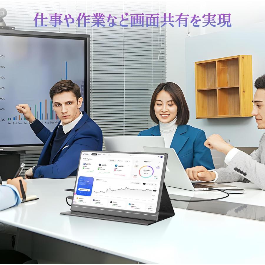 モバイルモニター boway 15.6インチ モバイルディスプレイ ポータブルモニター 1920x1080FHD ゲーミングモニター 高輝度400nits 非光沢IPSパネル VESA対応 モバイルモニター boway 15.6インチ モバイルディスプレイ ポータブルモニター 1920x1080FHD ゲーミングモニター 高輝度400nits 非光沢IPSパネル VESA対応