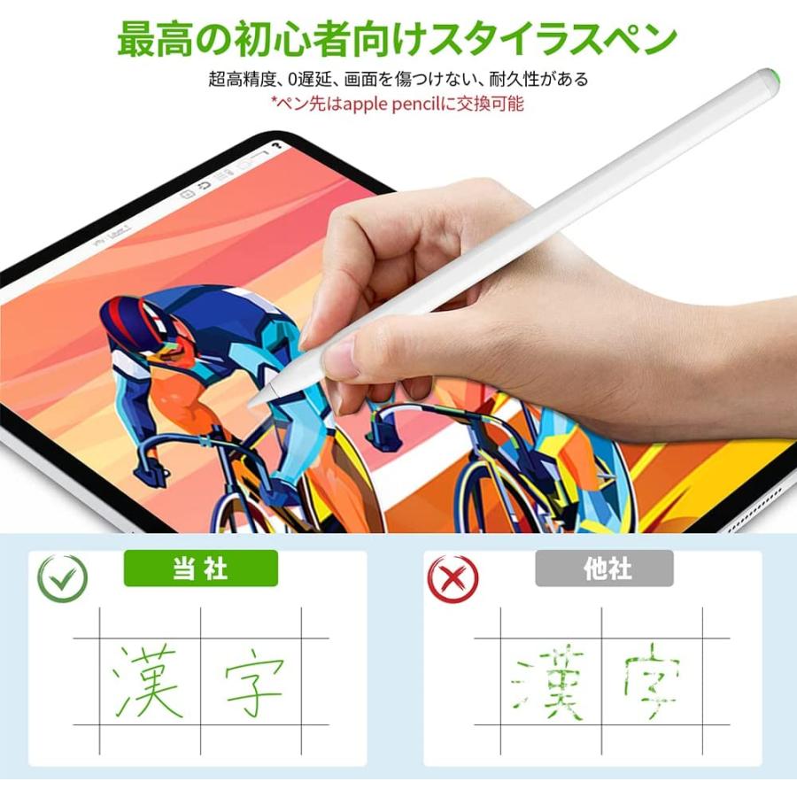 ワイヤレス充電 iPadタッチペン KINGONE アップルペンシル互換 ワイヤレス充電 iPadタッチペン KINGONE アップルペンシル互換