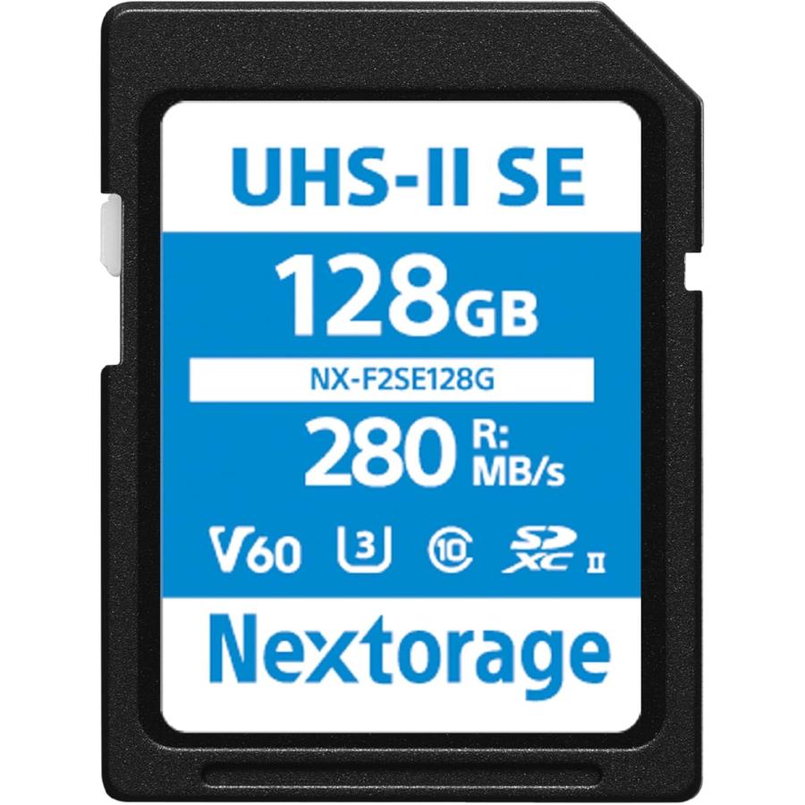 Nextorage ネクストレージ 国内メーカー 128GB UHS-II V60 SDXC