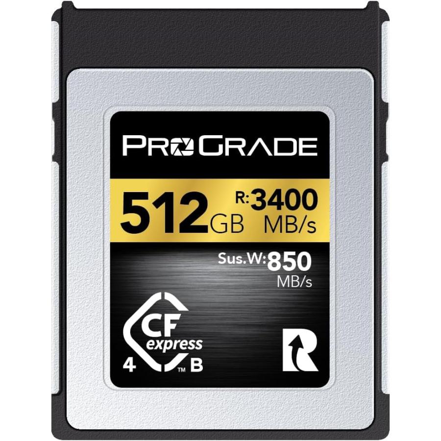 CFexpress Type B メモリーカード 512GB pgytech ProGrade Digital CFexpress 4.0 Type B GOLD 512GB メモリーカード