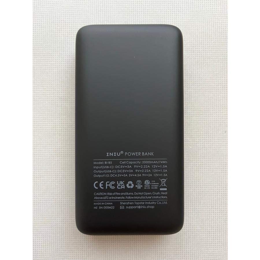 INIU Power Bank B5 (モバイルバッテリー 22.5W 20000mAh) 大容量 急速充電 PD 3.0 QC 4.0 /3台同時充電 LEDライト付き 残量表示 PSE認証済 USB C ブラック : Y'sモール Yahoo!店 - 通販 - Yahoo!ショッピング INIU Power Bank B5 (モバイルバッテリー 22.5W 20000mAh) 大容量 急速充電 PD 3.0 QC 4.0 /3台同時充電 LEDライト付き 残量表示 PSE認証済 USB C ブラック : Y'sモール Yahoo!店 - 通販 - Yahoo!ショッピング