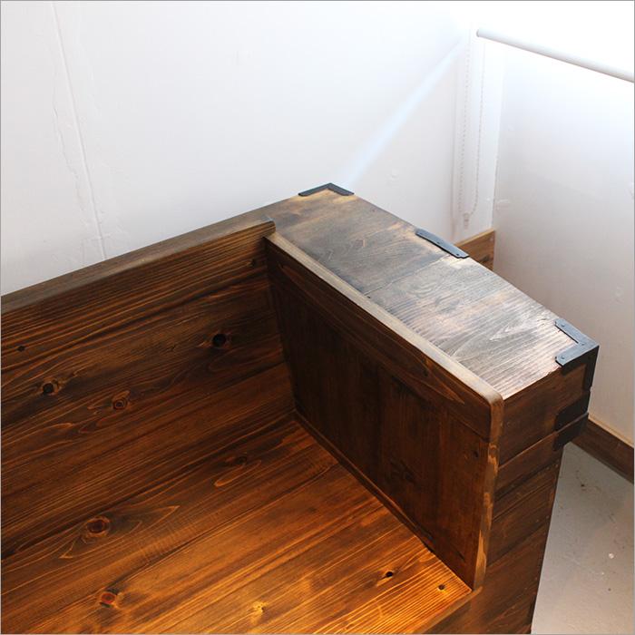 長持 ソファ 2人掛け 古材 アンティーク家具 無垢材 天然木 和モダン