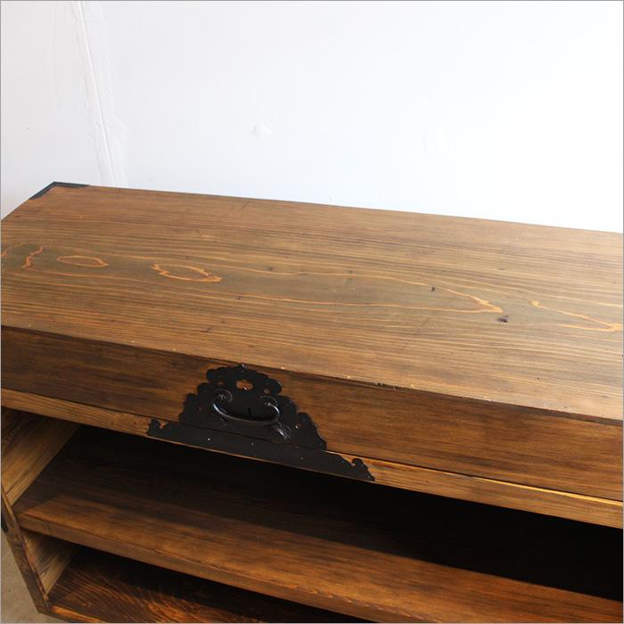 長持 シェルフ 木製 酒 棚 ディスプレイ 収納棚 和風 飾り棚 おしゃれ