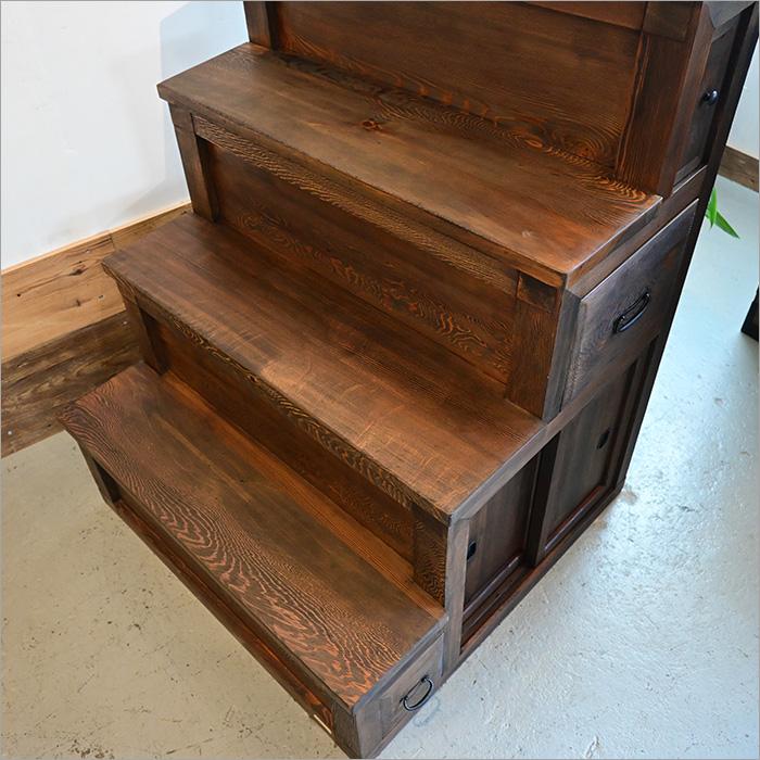 1点物 アンティーク 階段箪笥 和箪笥 収納箪笥 時代箪笥 リメイク品 4