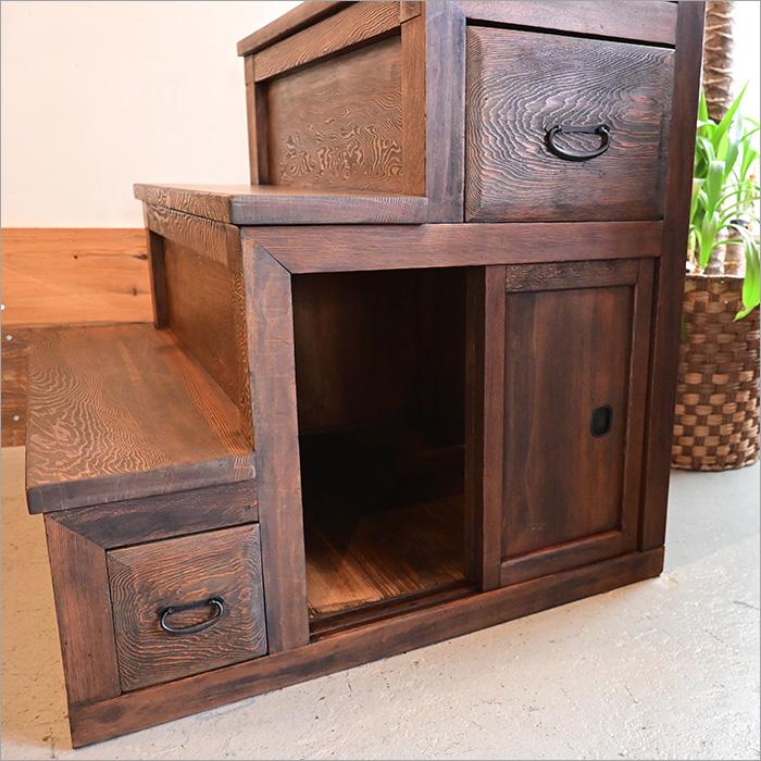 1点物 アンティーク 階段箪笥 和箪笥 収納箪笥 時代箪笥 リメイク品 4