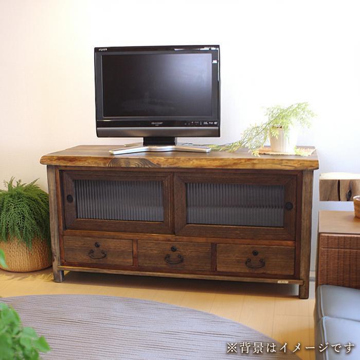 テレビだけ浮いて見える違和感をなくす テレビ台 和箪笥 リメイク 幅