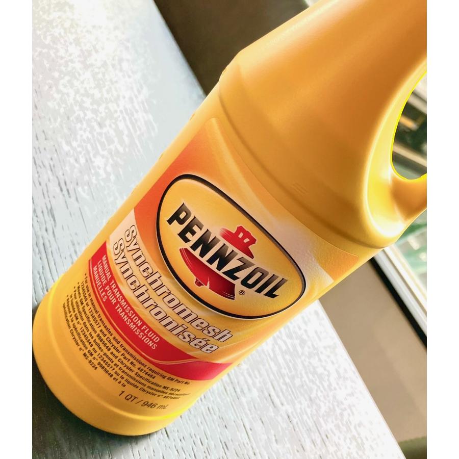 ペンズオイル【シンクロメッシュ】MT専用オイルPENNZOIL たにぐち自動車 シンクロメッシュ ペンズオイル 2本セット ミッションオイル MTオイル