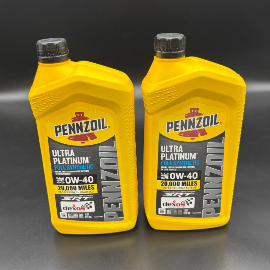 0W-40 ウルトラプラチナム dexos R 4本 ハッシュナイン ペンズオイル