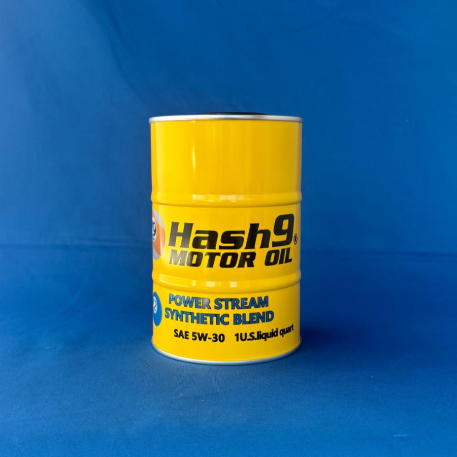 5W-30 ハッシュナインオイル Hash9 パワーストリーム 1クォート缶 3缶