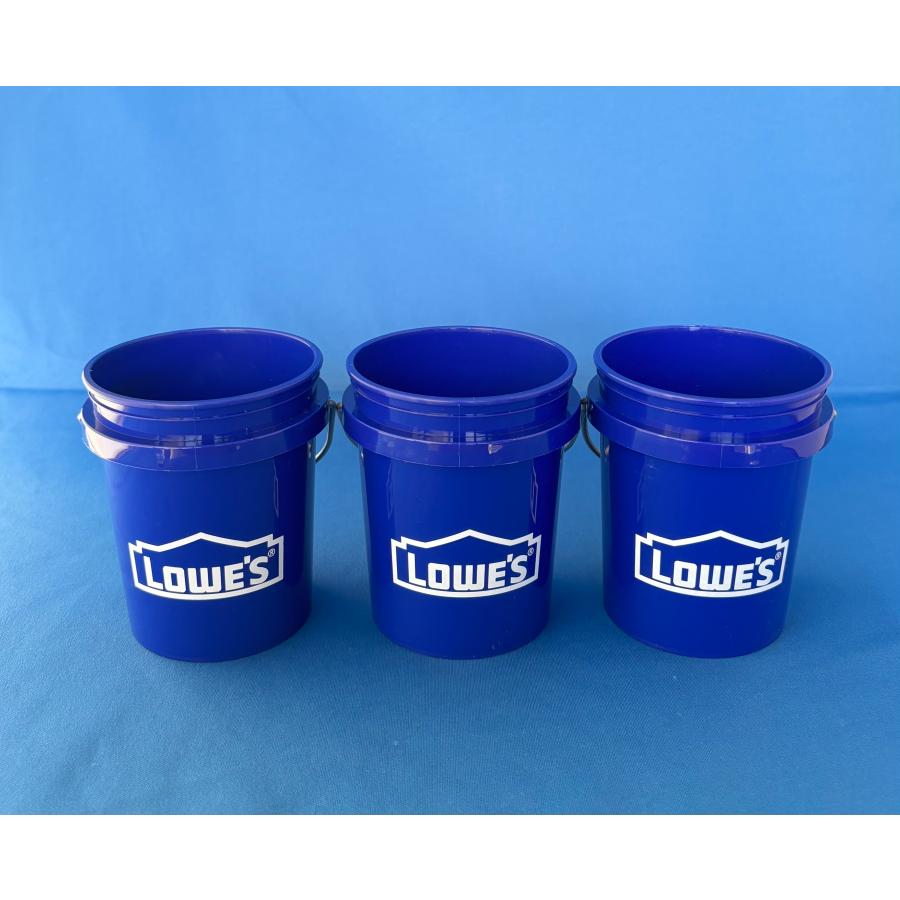 バケツ　輸入雑貨 LOWE'S ロウズ ミニバケツ おしゃれ かわいい 輸入雑貨 3個セット 国内