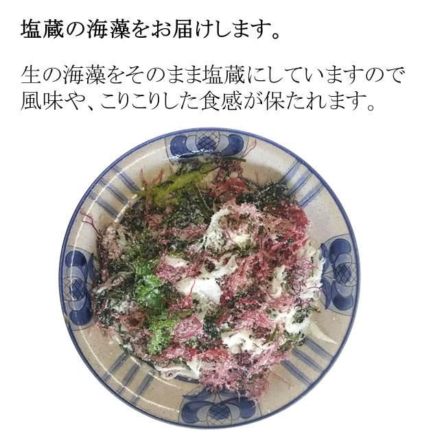 海藻サラダ 塩蔵品 国産 500g 500g 1袋 原材料名 食塩 現品 赤とさか 赤のり 白まふ わかめ 青まふ 青とさか 生こんぶ 白とさか