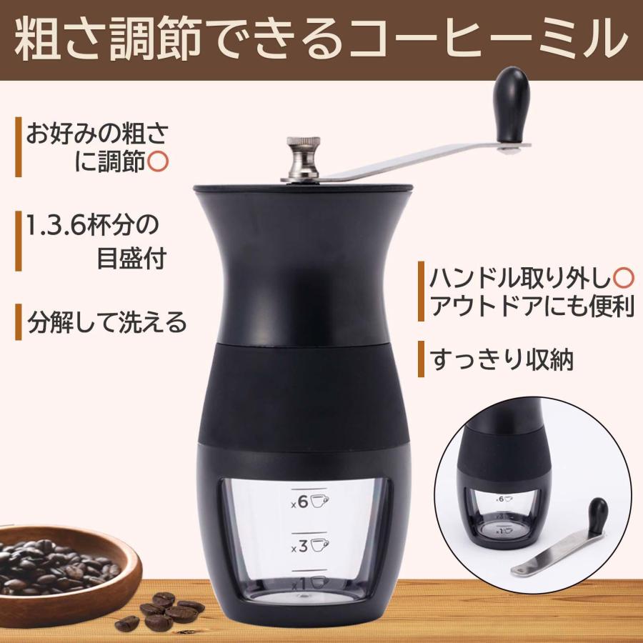 手挽きコーヒーミル 粗さ調節可能 楽天市場】手挽きコーヒーミル ステンレス キャンプ 携帯 原木