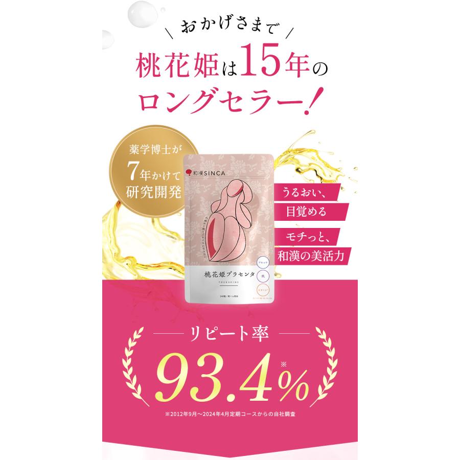 サプリ サプリメント 美容 成分 76種 うるぷる「桃花姫