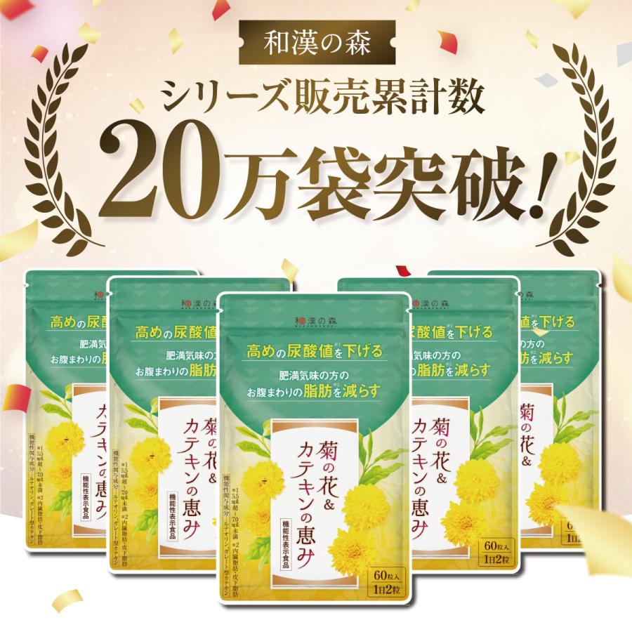 公式】尿酸値 プリン体 脂肪 下げる ルテオリン サプリ 菊の花 