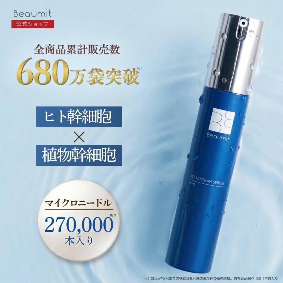 Beaumit（ビューミット） 【マイクロニードル27万本入り】NDヒト幹