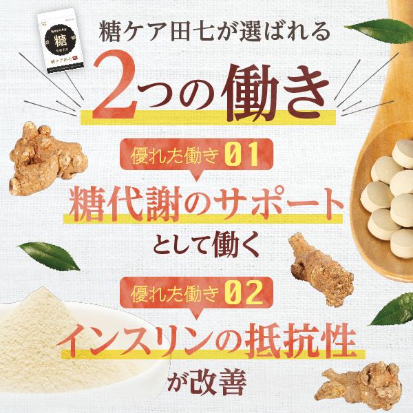 和漢の森 【最大15％OFFクーポン☆19日20:00〜23:59】糖ケア田七 60粒
