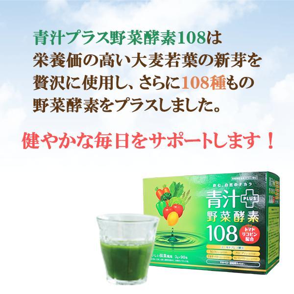 プライム青汁野菜酵素108 90包 2個セット リコピン カシス 青汁 酵素 国産 明日葉 ケール 粉末 桑の葉 野菜酵素 野菜不足 腸内環境 あすつく_5