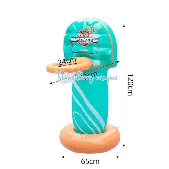 2023新型ビニールプール大型プール滑り台付きバスケット付き水遊び空気入れ不要自動膨脹家庭用プール猛暑対策家庭用屋外自宅 