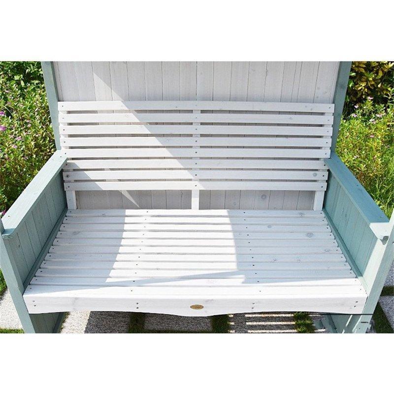 【通常品】 ベンチ あずまや 亭 屋根 屋外 庭 ガゼボベンチ 日よけ 雨よけ 天然杉材 ダブル カジュアル 120.5*76*170cm 組立品 【VQL1699745801】(61853円)