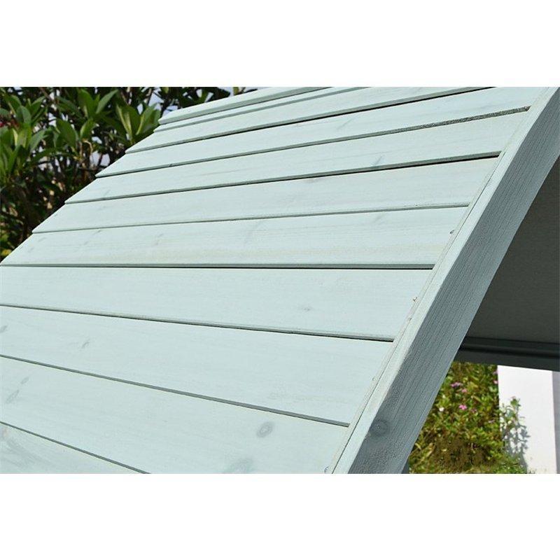 【通常品】 ベンチ あずまや 亭 屋根 屋外 庭 ガゼボベンチ 日よけ 雨よけ 天然杉材 ダブル カジュアル 120.5*76*170cm 組立品 【VQL1699745801】(61853円)