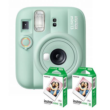 フジ INSTAX mini 13 ラグーングリーン フィルムセット : ワカサ写真 